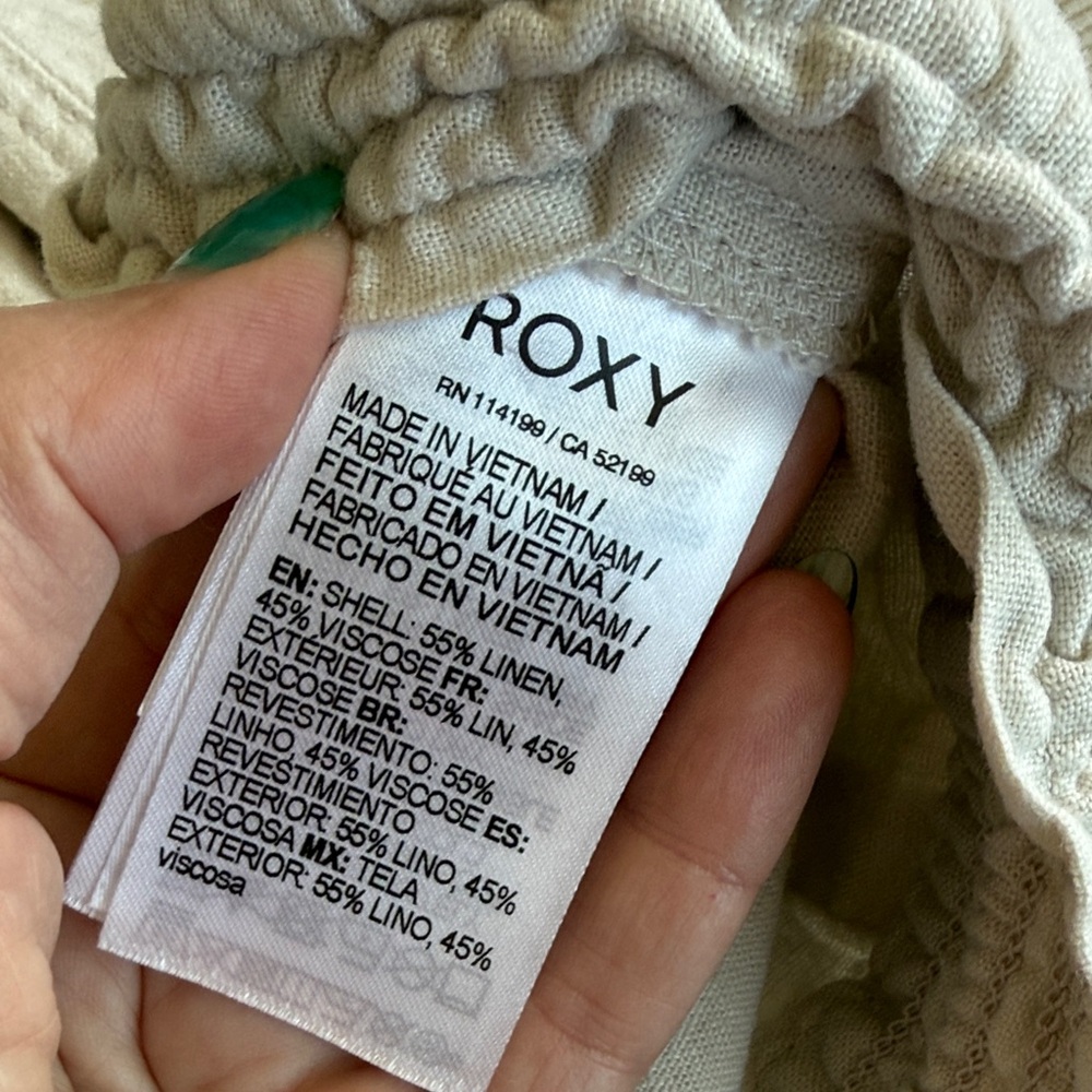 Roxy Linen Drawstring Pants - Picture 11 of 12